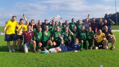 Die Damen des SC Huglfing feiern ihre Erfolge in der Kreisliga. (Foto: SC Huglfing)