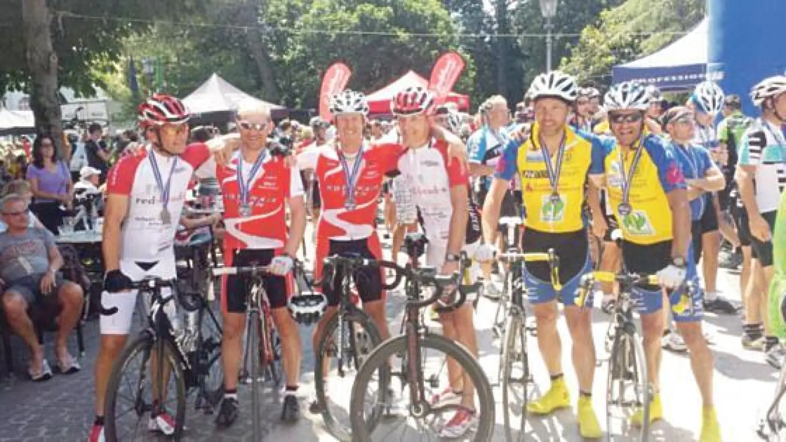 Drei Teams des RSLC Holzkirchen nahmen an der Tour Transalp erfolgreich teil.  (Foto: RSLC)