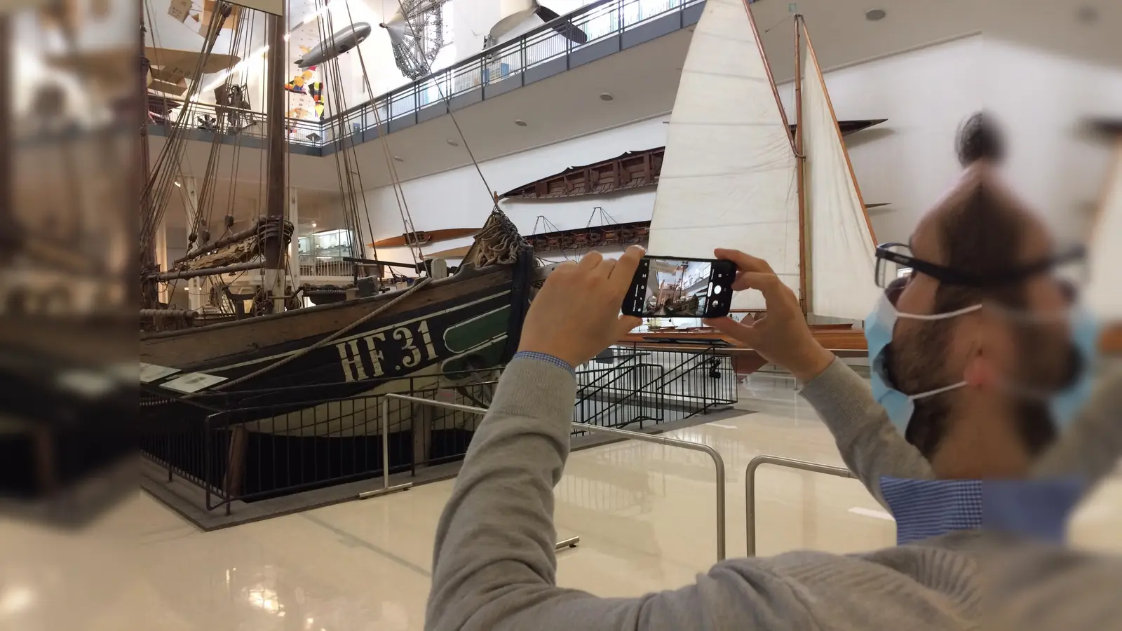 So viel Raum zum Entdecken der 100.000 Objekte im Deutschen Museum werden die Besucher wohl kaum wieder haben. Auf einen Museumsgast kommen mindestens 20 Quadratmeter Ausstellungsfläche.  (Foto: Daniel Mielcarek)