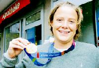 Eine olympische Goldmedaille ist wohl das Höchste, was ein Sportler erreichen kann. Caroline Casaretto aus Milbertshofen hat es geschafft.	Foto: cr