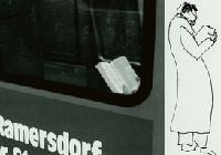 Erwischt: Leser in der U-Bahn.Foto: VA