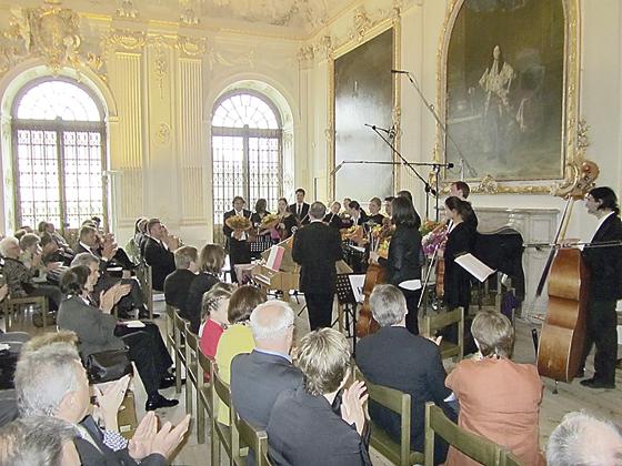 Stilvoll war der Rahmen für das Konzert mit 14 jungen Künstlern. 	Foto: VA