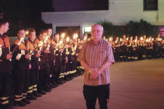 Für seine Verdienste wurde Johann Eichenseer mehrfach ausgezeichnet. Auch von seinen Kameraden wird er sehr geschätzt.	Foto: Feuerwehr