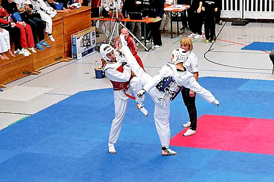 Die Taekwondo-Kämpfer des TSV Neubiberg zeigten eine beachtliche Leistung. 	Foto: VA