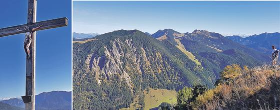 Bei sonnigem Herbstwetter ist die Brecherspitz ein besonders reizvolles Bergziel.	Fotos: Stefan Dohl