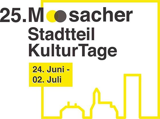 Mit Pelkovenschlössl, Martinskirche und Uptown München: So sieht es aus, das neue Logo der Moosacher StadtteilKulturTage. Es stammt von Jean-Philippe Lukate. Foto: VA